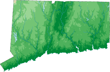 Connecticut topo map
